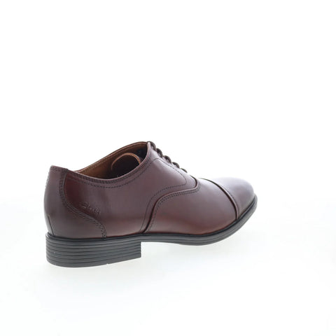 Clarks Whiddon OX 26177809 Mens Brown Wide Oxfords & Lace Ups Cap Toe Shoes