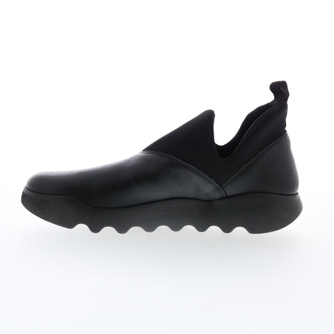 Softinos Witi WITI724SOF-000 Womens Black Leather Lifestyle Sneakers Shoes