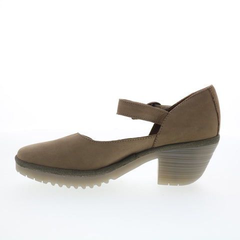 Fly London Wifo WIFO440FLY-002 Womens Brown Leather Pumps Heels Shoes