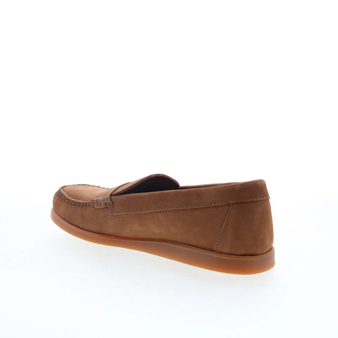 T.B. Phelps Williams Mens Brown Nubuck Loafers & Slip Ons Penny Shoes ...