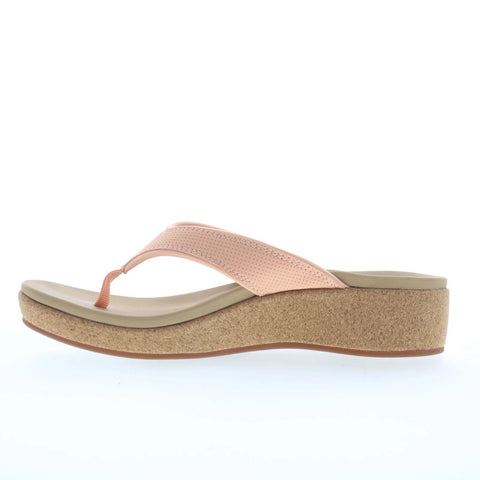 Spenco Willow Wedge SP1227CSA Womens Pink Synthetic Wedges Sandals Shoes