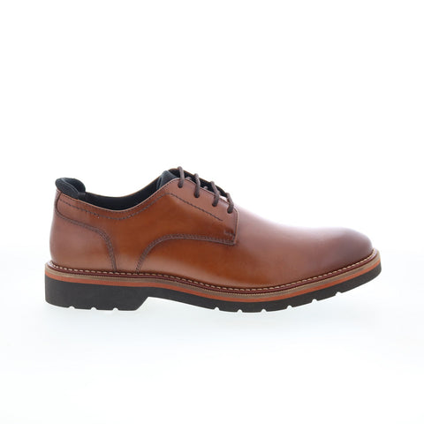 Studio Belvedere Wilson Mens Brown Leather Oxfords & Lace Ups Plain Toe Shoes