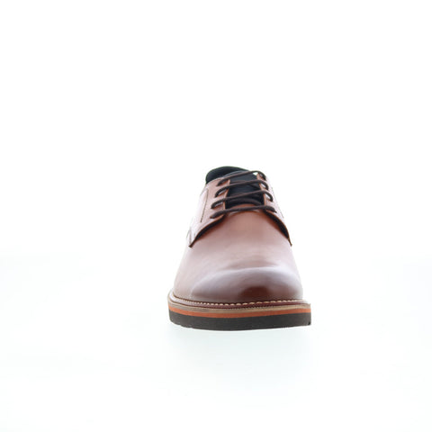Studio Belvedere Wilson Mens Brown Leather Oxfords & Lace Ups Plain Toe Shoes