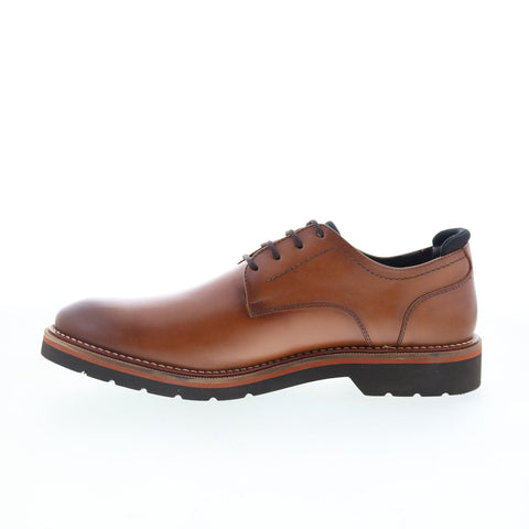 Studio Belvedere Wilson Mens Brown Leather Oxfords & Lace Ups Plain Toe Shoes