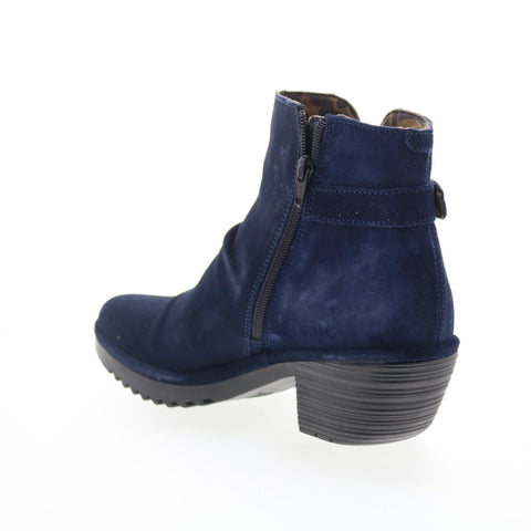 Fly London Wina WINA346FLY-003 Womens Blue Suede Ankle & Booties Boots