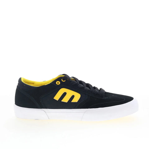 Etnies Windrow Vulc x Exposure Mens Black Suede Skate Inspired Sneakers Shoes