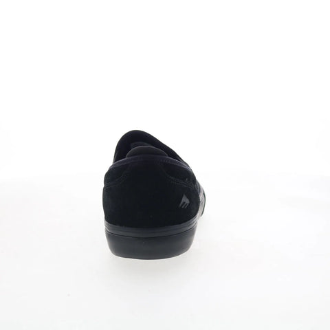 Emerica Wino G6 Slip-On Mens Black Suede Skate Inspired Sneakers Shoes