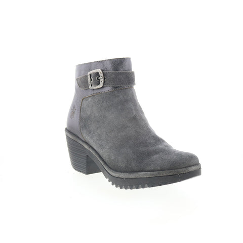 Fly London Wisp WISP342FLY-004 Womens Gray Suede Ankle & Booties Boots