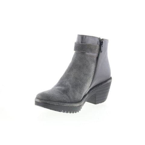 Fly London Wisp WISP342FLY-004 Womens Gray Suede Ankle & Booties Boots