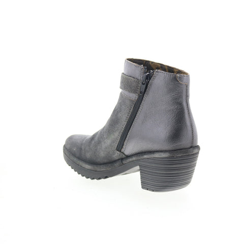 Fly London Wisp WISP342FLY-004 Womens Gray Suede Ankle & Booties Boots