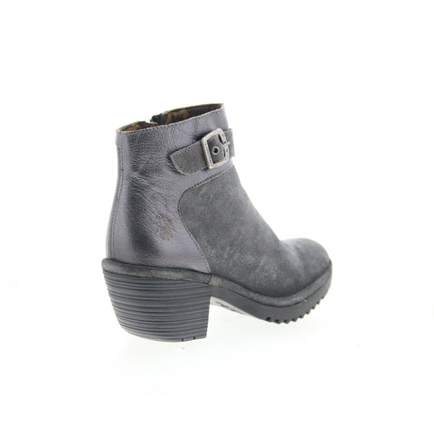 Fly London Wisp WISP342FLY-004 Womens Gray Suede Ankle & Booties Boots