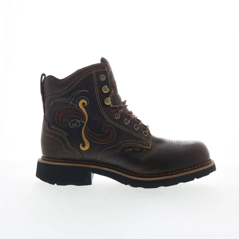 Justin Boots Deanne Composite Toe WKL992 Mens Brown Narrow Work & Safety Boots
