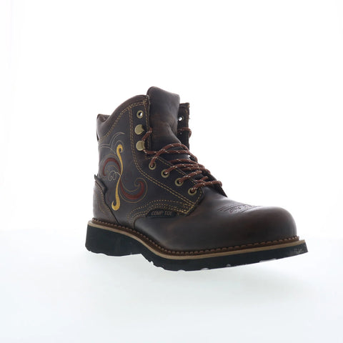 Justin Boots Deanne Composite Toe WKL992 Mens Brown Narrow Work & Safety Boots