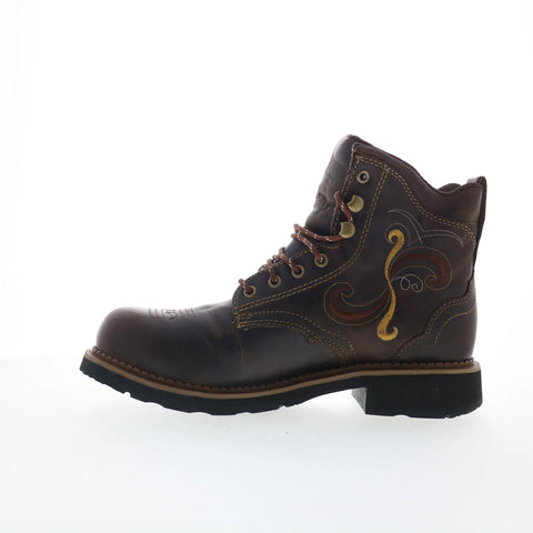 Justin Boots Deanne Composite Toe WKL992 Mens Brown Narrow Work & Safety Boots