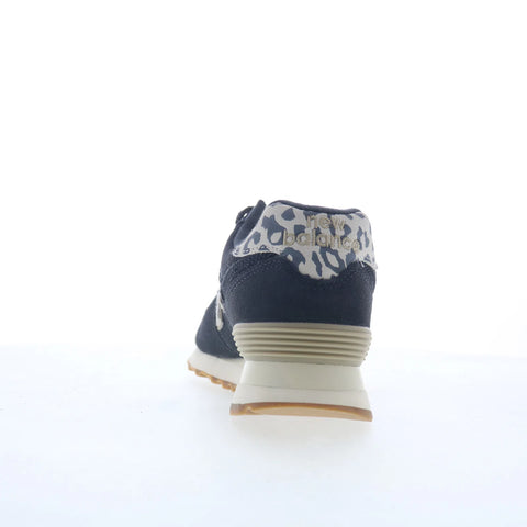 New Balance 574 WL574XE2 Womens Black Suede Lifestyle Sneakers Shoes