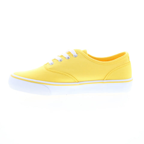 Lugz Lear WLEARC-701 Womens Yellow Canvas Lace Up Lifestyle Sneakers Shoes