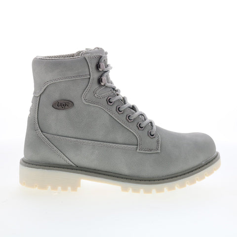 Lugz Mantle HI WMANTLHD-0499 Womens Gray Synthetic Lace up Casual Dress Boots