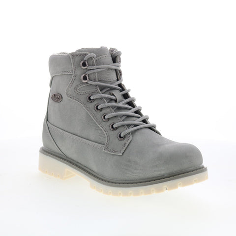 Lugz Mantle HI WMANTLHD-0499 Womens Gray Synthetic Lace up Casual Dress Boots