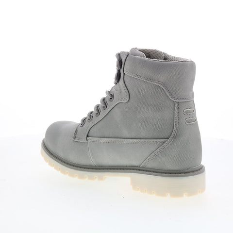 Lugz Mantle HI WMANTLHD-0499 Womens Gray Synthetic Lace up Casual Dress Boots
