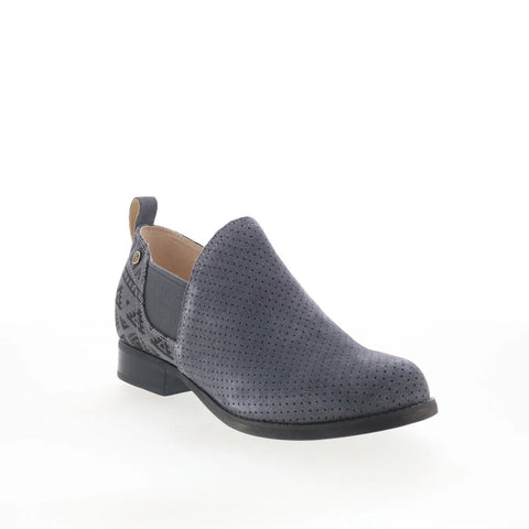 Spenco Wolfridge Shootie SP1041IRN Womens Gray Wide Ankle & Booties Boots