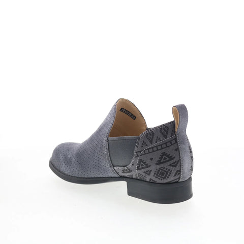 Spenco Wolfridge Shootie SP1041IRN Womens Gray Wide Ankle & Booties Boots