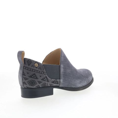 Spenco Wolfridge Shootie SP1041IRN Womens Gray Wide Ankle & Booties Boots