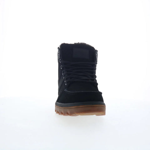 DC Woodland ADYB700042-BGM Mens Black Nubuck Lace Up Casual Dress Boots