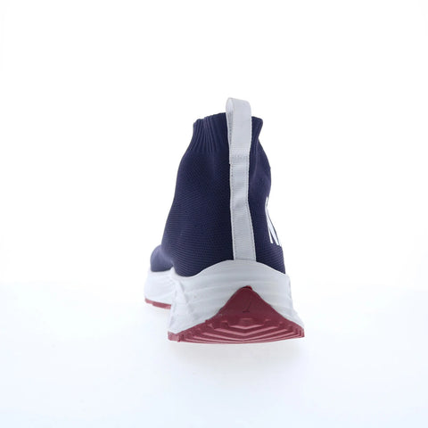 Nautica Woodland CM0532 Mens Blue Synthetic Slip On Lifestyle Sneakers Shoes