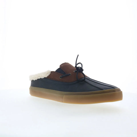 Greats Wooster Duck Mule Mens Black Loafers & Slip Ons Moccasin Shoes