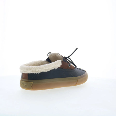Greats Wooster Duck Mule Mens Black Loafers & Slip Ons Moccasin Shoes