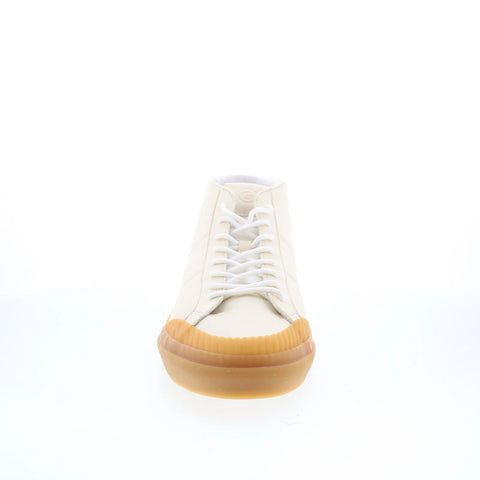 Greats Wooster Mid WOOM01SG-SD9 Mens Beige Leather Lifestyle Sneakers Shoes
