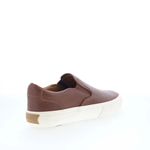 Greats Wooster Slip On Mens Brown Leather Lifestyle Sneakers Shoes