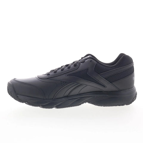 Reebok Work N Cushion 4.0 Womens Black Leather Lace Up Work & Safety Shoes