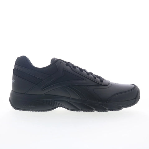 Reebok Work N Cushion 4.0 Mens Black Leather Lace Up Work & Safety Shoes