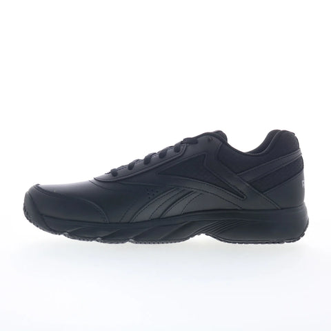 Reebok Work N Cushion 4.0 Mens Black Leather Lace Up Work & Safety Shoes