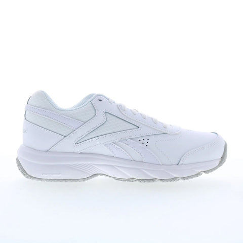 Reebok Work N Cushion 4.0 Womens White Leather Lace Up Work & Safety Shoes