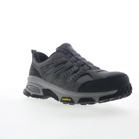 Skechers Envoy Steel Toe - Delegator Mens Black Mesh Work & Safety Shoes