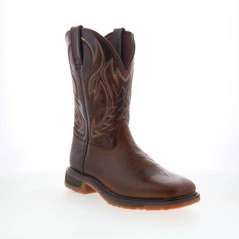 Durango WorkHorse Western 11" Work Boot Mens Brown Wide Work & Safety Boots