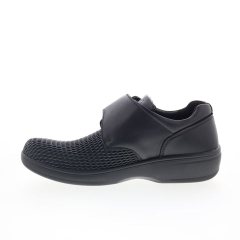 Propet Olivia WPRX25 Womens Black Leather Strap Lifestyle Sneakers Shoes