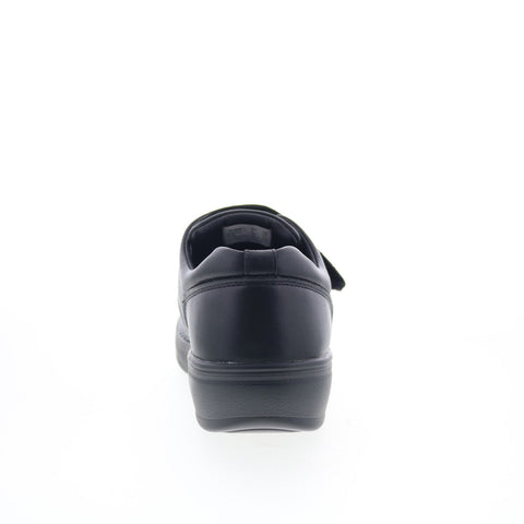 Propet Olivia WPRX25 Womens Black Wide Leather Lifestyle Sneakers Shoes