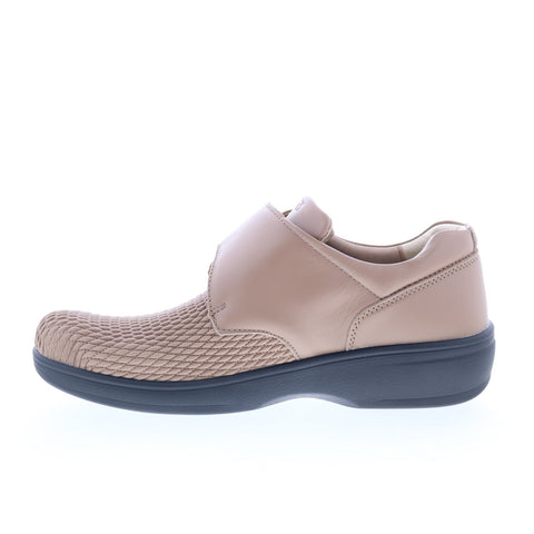 Propet Olivia WPRX25 Womens Brown Leather Strap Lifestyle Sneakers Shoes