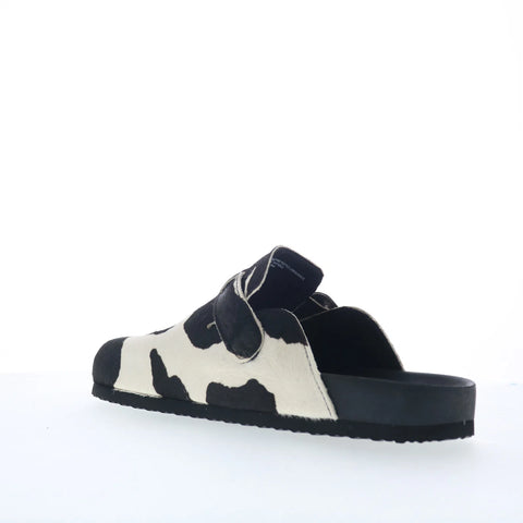 Steve Madden Wray WRAY01M1 Mens Black Suede Slip On Slides Sandals Shoes