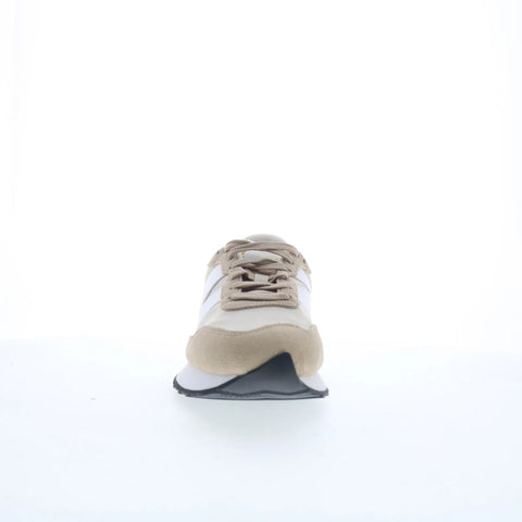 New Balance 237 WS237YB Womens Beige Suede Lace Up Lifestyle Sneakers Shoes