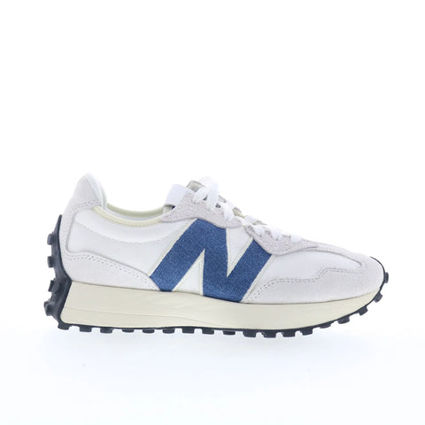 New Balance 327 WS327JB Womens Beige Suede Lace Up Lifestyle Sneakers Shoes