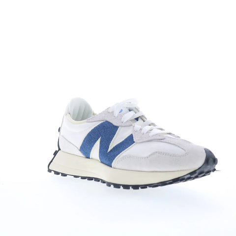 New Balance 327 WS327JB Womens Beige Suede Lace Up Lifestyle Sneakers Shoes