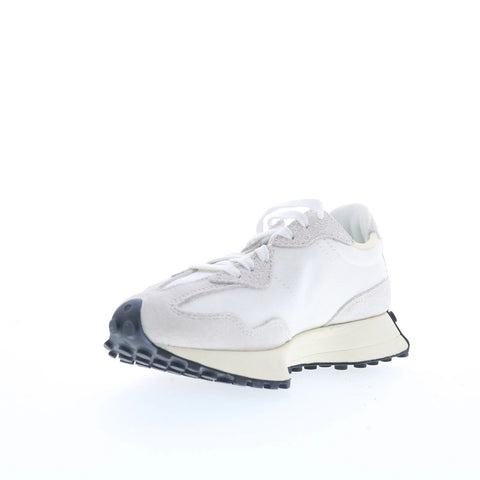 New Balance 327 WS327JB Womens Beige Suede Lace Up Lifestyle Sneakers Shoes