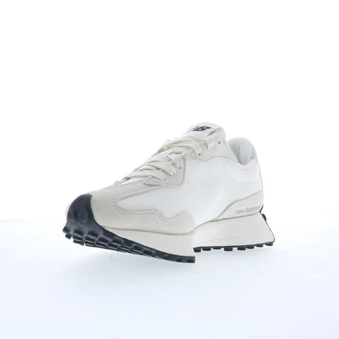 New Balance 327 WS327JWA Womens White Suede Lifestyle Sneakers Shoes