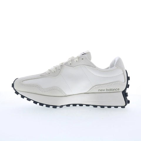 New Balance 327 WS327JWA Womens White Suede Lifestyle Sneakers Shoes