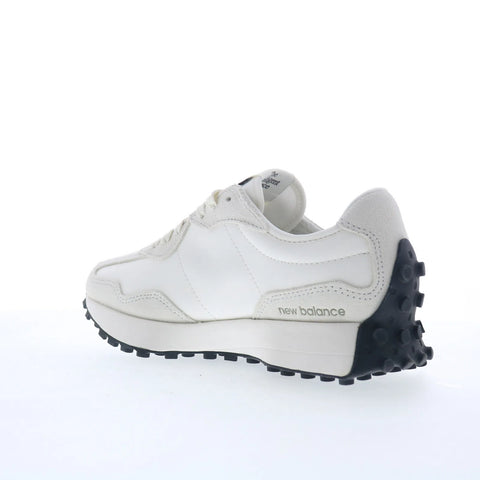 New Balance 327 WS327JWA Womens White Suede Lifestyle Sneakers Shoes