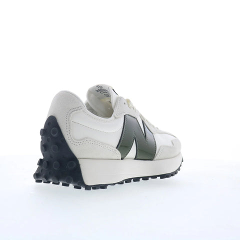 New Balance 327 WS327JWA Womens White Suede Lifestyle Sneakers Shoes